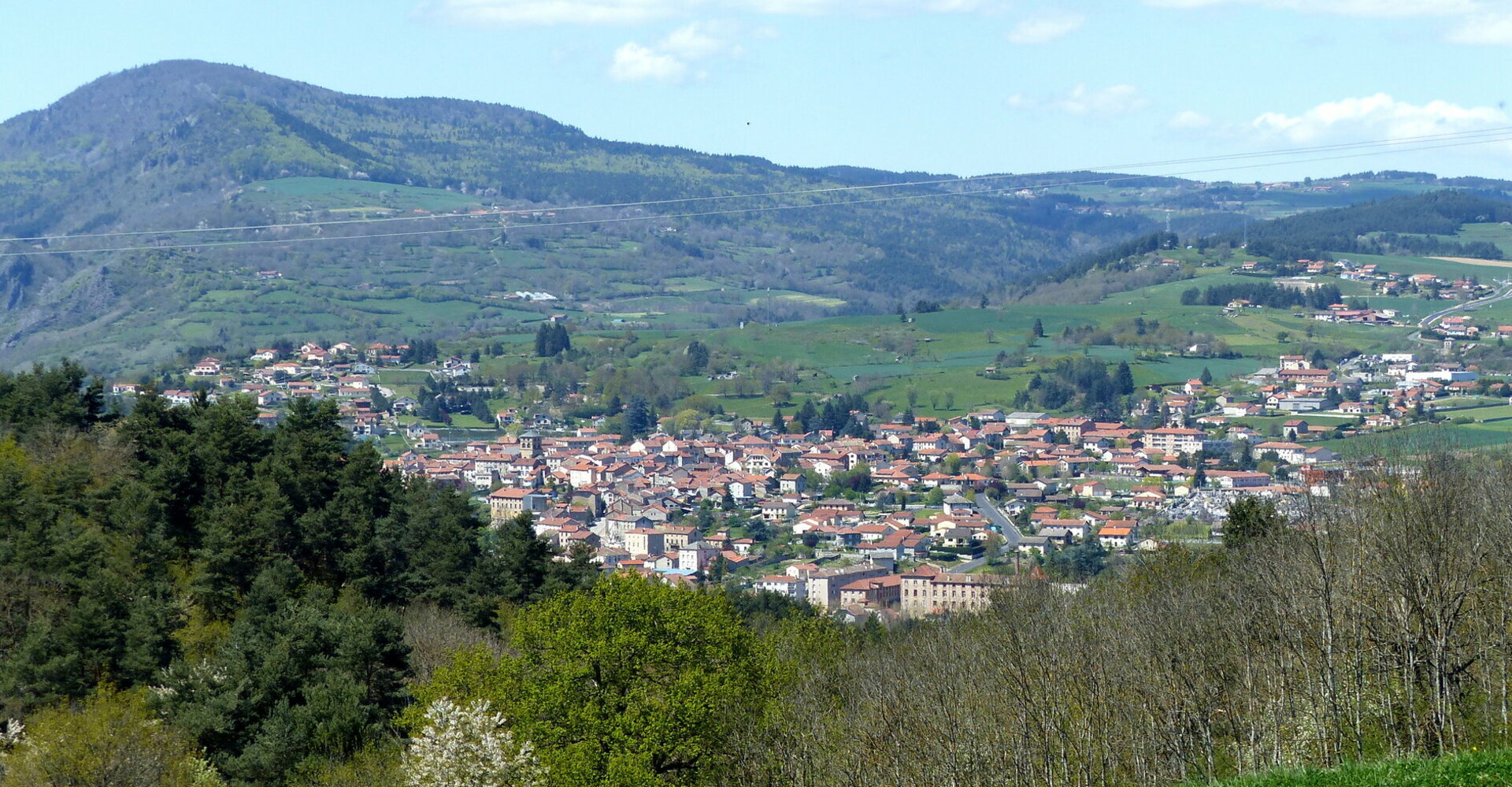 Ville de Retournac dans le 43 